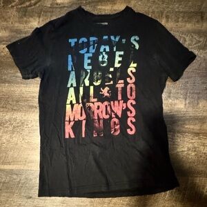 Express Black Short Sleeve Tee with Modern Design